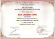 Huy chương vàng chất lượng sản phẩm khóa Huy Hoàng